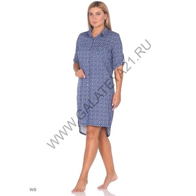 Платье-рубашка (46-60 размер) (Код: C-235 )